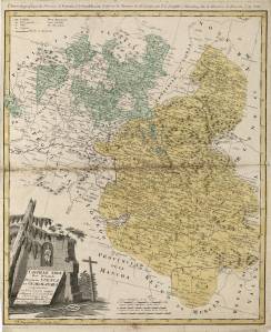 Mapa de las provincias de Cuenca y Guadalajara